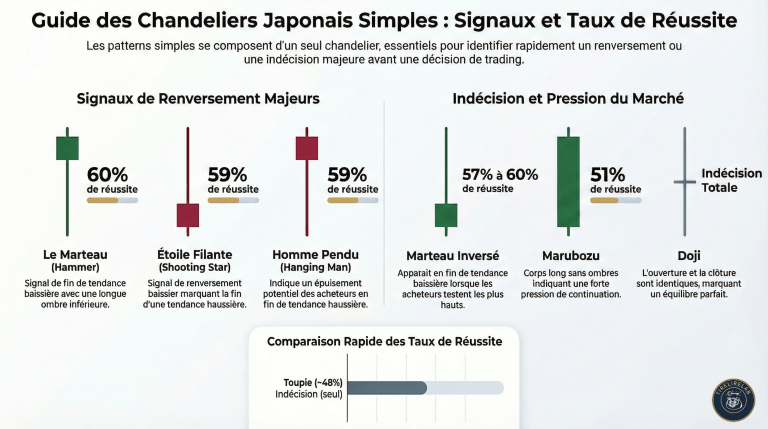 Chandelier japonais trading marteau
