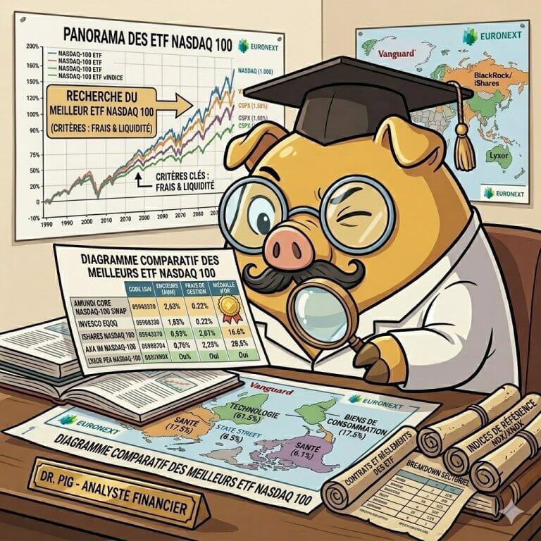 meilleur etf nasdaq 100
